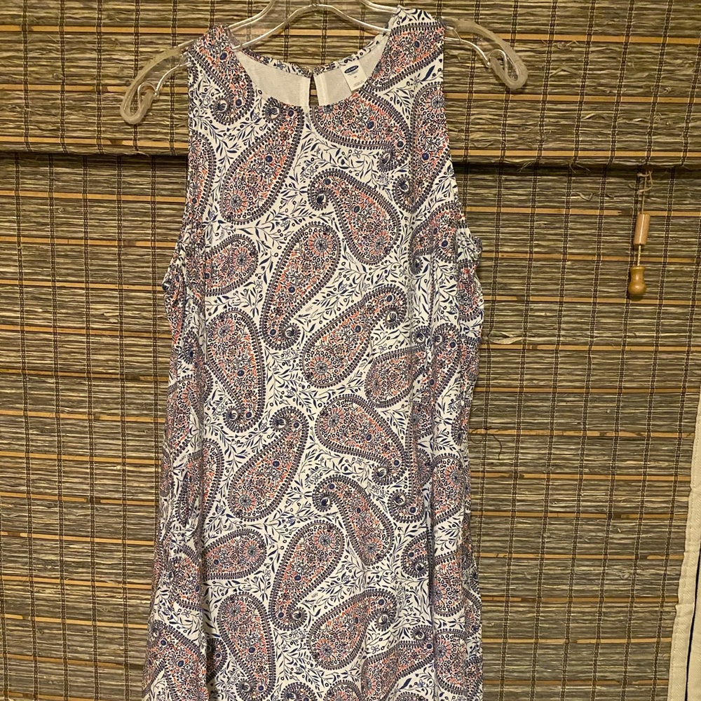 Paisley print sleeveless Dress